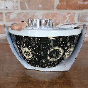 Masterclass Bakeshop Ceramic Mystical Celestial Sun Moon Mixing Bowl Set